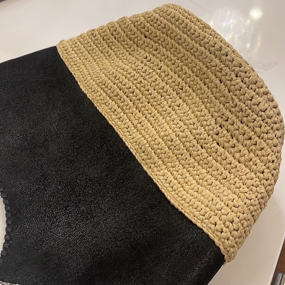 💕HP💕Stella McCartney Large black half and half tote bag - Picture 11 of 15